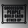 Wallity Successful Build Escultura de Pared Negra